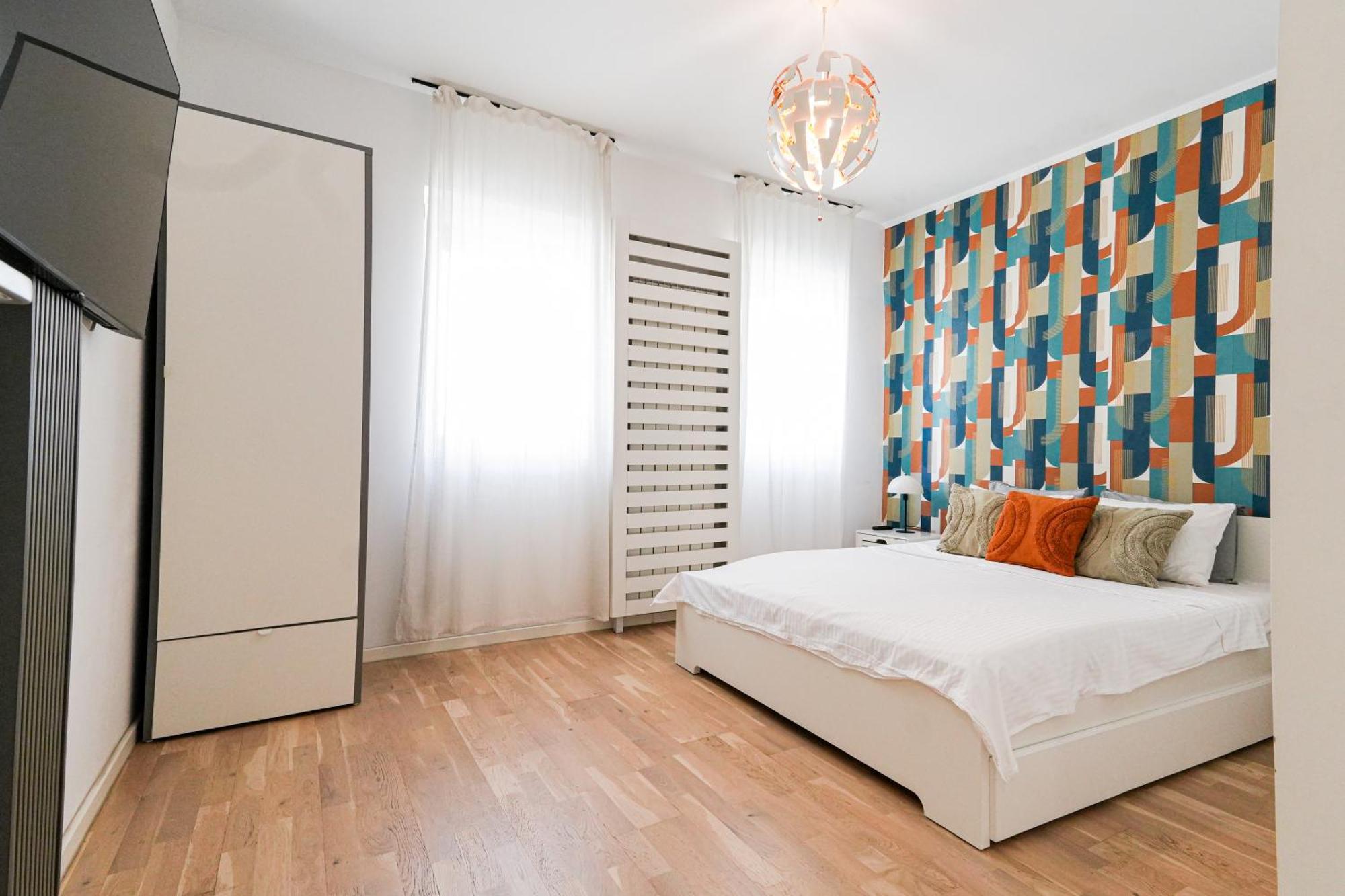 Maria - Modern Apartment With Parking And Workspace Bucharest Luaran gambar